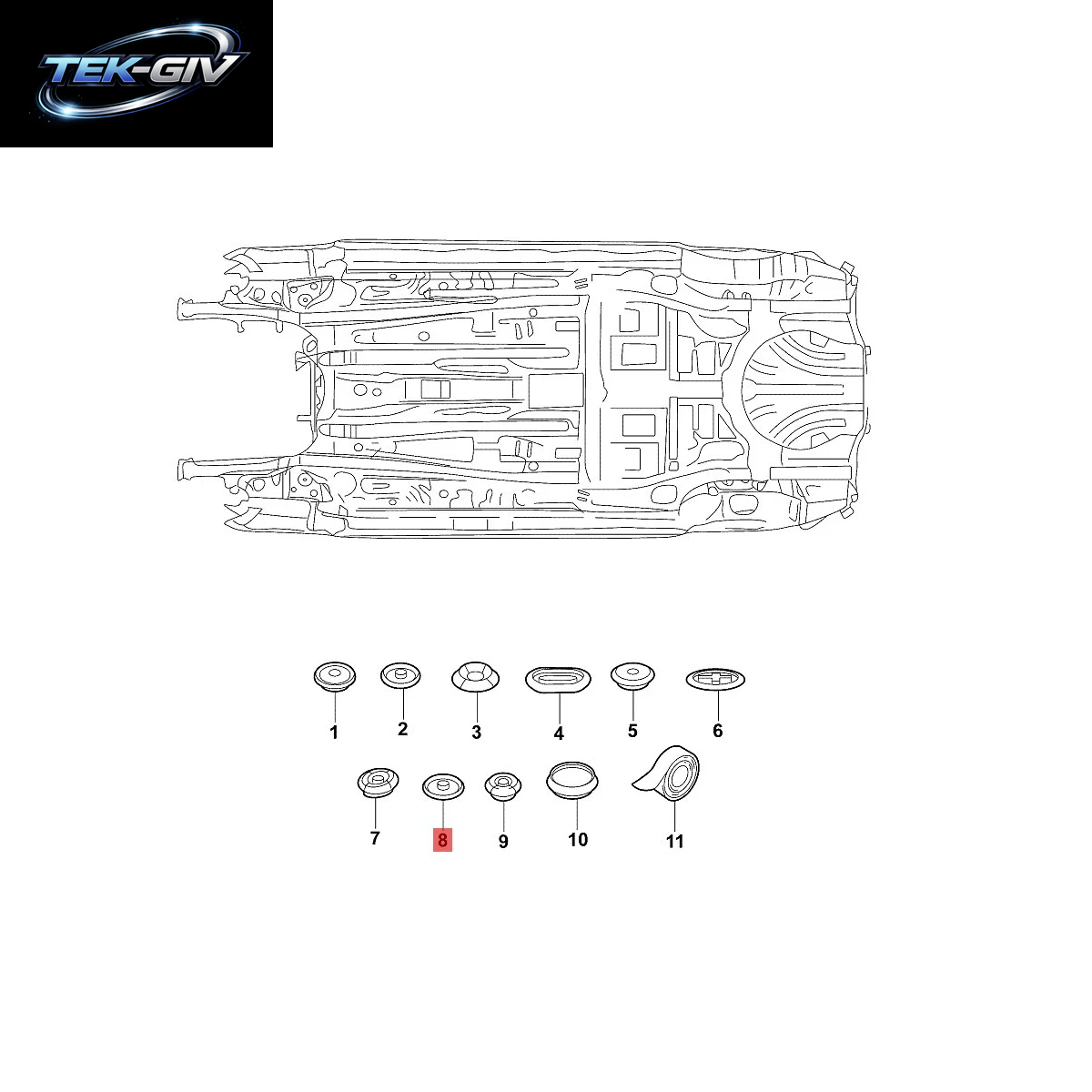 Neue Auto Boden Pan Chassis Bung Stecker Tülle Abdeckung Für VW Golf 4 5 6 7 Passat B5 B6 B7 Jetta Polo Tiguan Skoda Superb N10226501