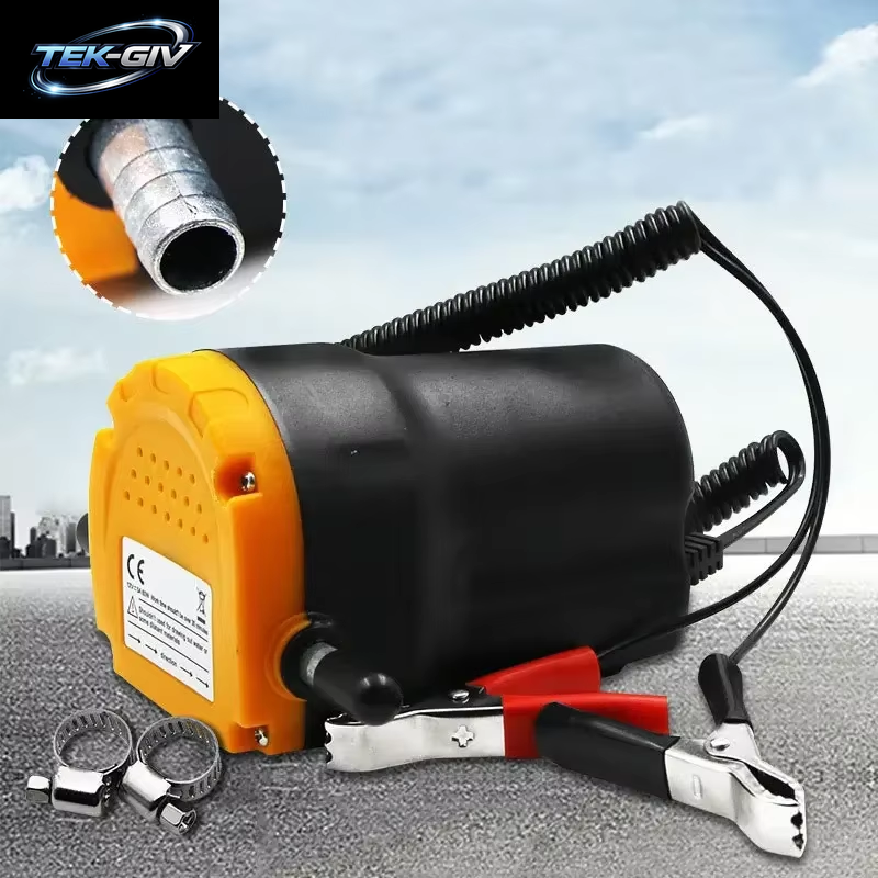 12V 60W Öl/Rohöl Flüssigkeit Sumpf Extractor Einfangen Austausch Transfer Pumpe Saug Transfer Pumpe + Rohre Für Auto Auto Boot Mot