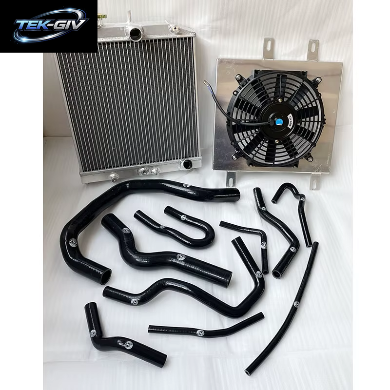Hochleistungs-3-Reihiger Racing-Aluminiumkühler 60 Mm Für Honda Civic EK EG Del Sol Manual D15 D16 Für CIVIC EK3 B16 B18 K8 92–98