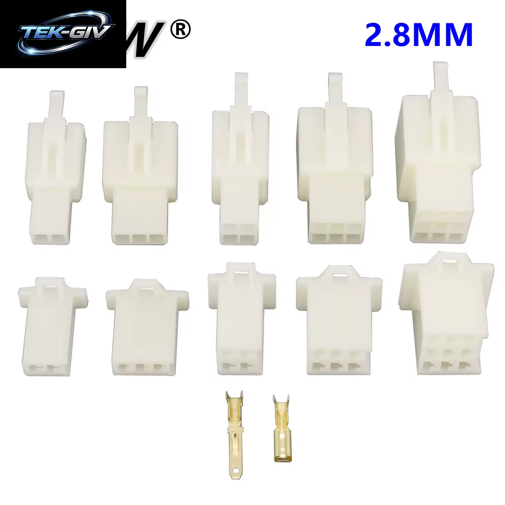 2/3/4/6/9Pin Automotive Elektrische Draht Stecker 2,8Mm Serie Männlich Weiblich Kabel Terminal Stecker Kits Motorrad Ebike Auto DJ7021A