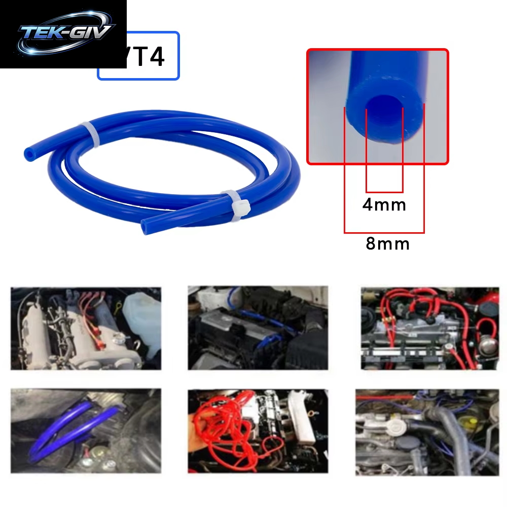 2M Länge Silikon Vakuum Rohr Schlauch Silikon Schläuche 3MM 4MM 6MM 8MM 10MM 12MM 14MM 16MM Blau Auto Teile Universal