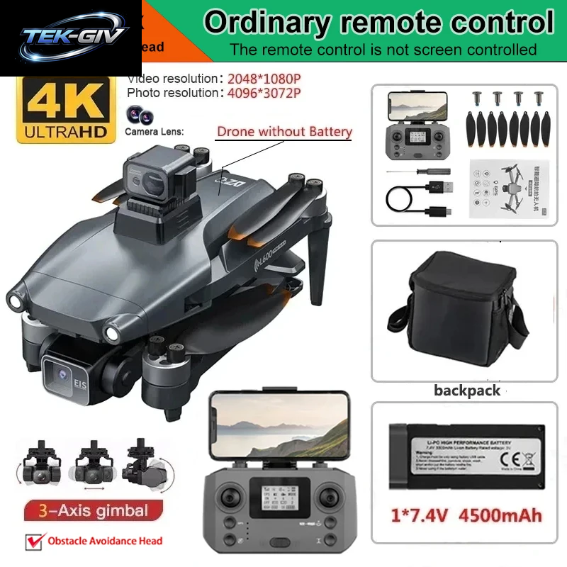 Neue L600 Pro MAX 4K Professionelle Drohne Mit 8K HD Kamera 3-Achsen Gimbal GPS Eders Hindernis Vermeidung 5G WIFI FPV RC Quadcopter Spielzeug