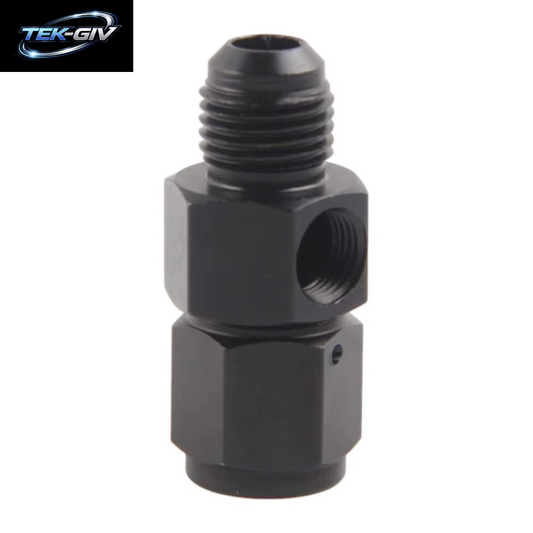 Neue AN4 6 8 10AN Stecker Auf Buchse 1/8 NPT Gauge Sensor Seite Port Adapter Öl Kraftstoff Fitting Schlauch Ende Adapter