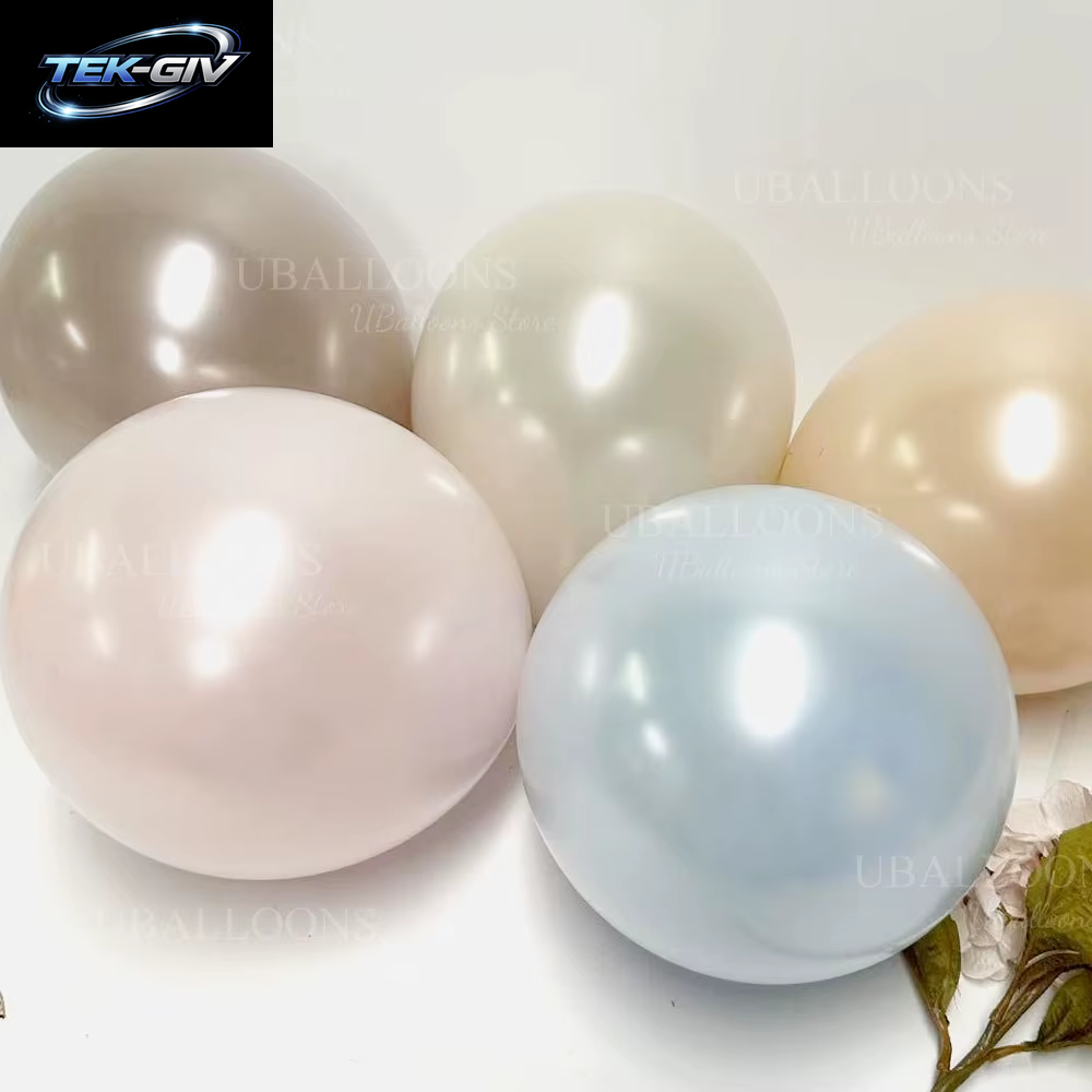 Doppelt Gefüllte Perlweiße Luftballons, 5/10/12/18 Zoll, Doppellagige Perlweiße Latexballons Für Hochzeit, Geburtstag, Babyparty, Dezember