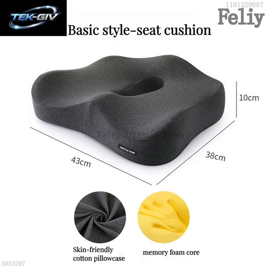 Memory Foam Auto Sitz Unterstützung Taille Kissen Massage Lenden Orthopädische Kissen Büro Stuhl Gesäß Kissen Schmerzen Relief Kissen Sets