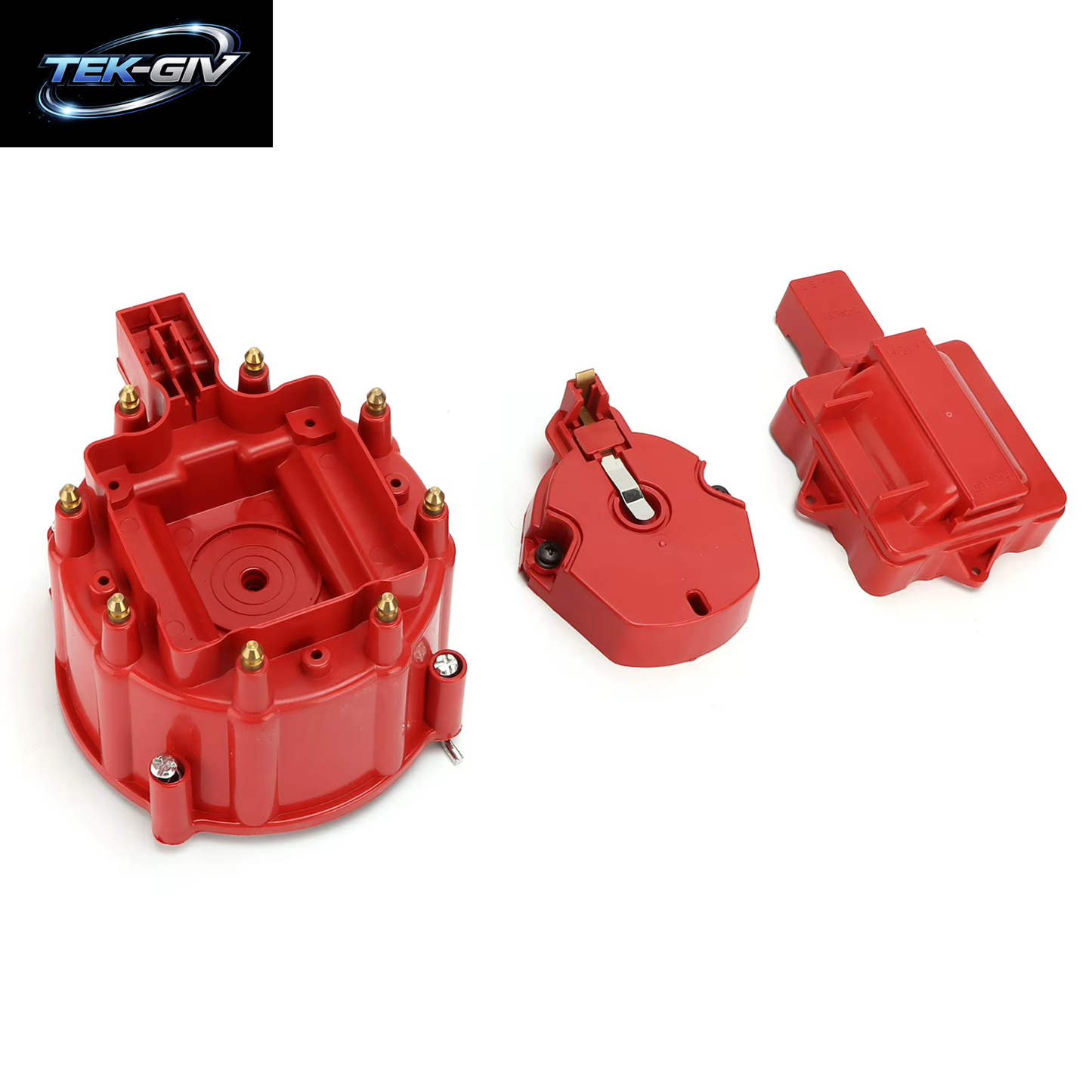 Auto Verteiler Deckel Mit Spulen Rotor Autozubehör Für Chevy V8 265 283 307 327 350 383 396 400 402 427 454 472 502 Motoren