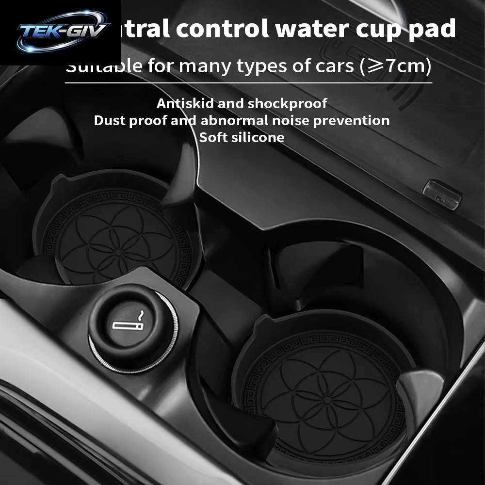 4PCS Auto Silikon Getränkehalter Untersetzer Einsatz Universal Rutschfeste Getränkehalter Autozubehör Innenraum Für Frauen Und Männer