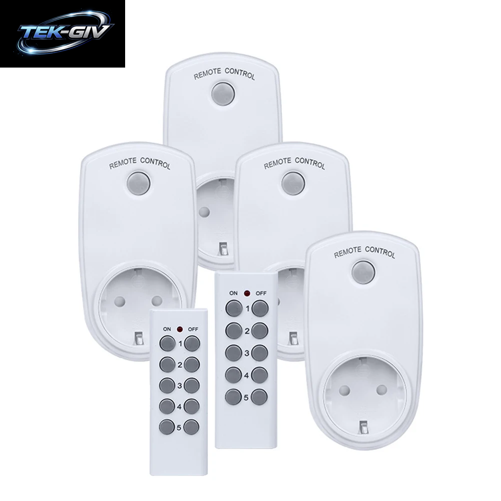 Wireless Smart Fernbedienung Steckdose Stecker Steckdose Licht Schalter Steckdose Steckdose EU Stecker Mit Fernbedienung