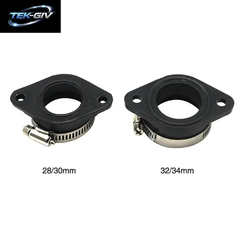 Motorrad Vergaser Adapter Inlet Intake Rohr Gummi Matte Fit Auf PWK 28/30Mm 32/34Mm
