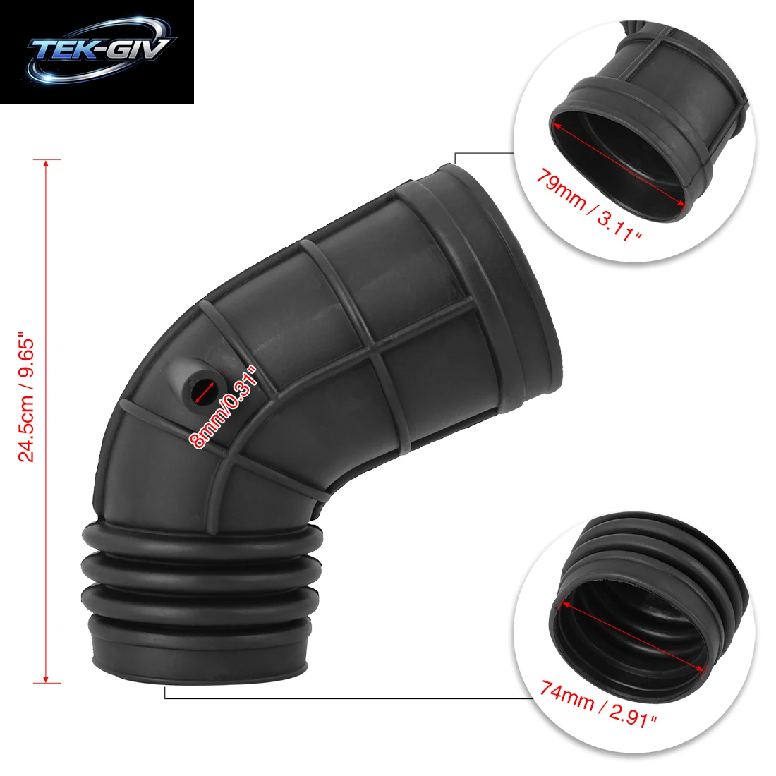 X Autohaux Car Auto Air Intakes Air Intake Boot Hose 13541705209 Für BMW E46 1999-2006 M54 323I 323Ci 325I 325Xi 328I 328Ci Z3