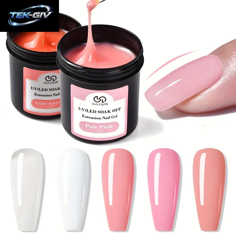 150 G Acryl-Nagelverlängerungsgel – Uv-/Led-Kompatibel, Geruchlos, Soak-Off-Formel Für Harte Gelee, Maniküre Und Nagelaufbau