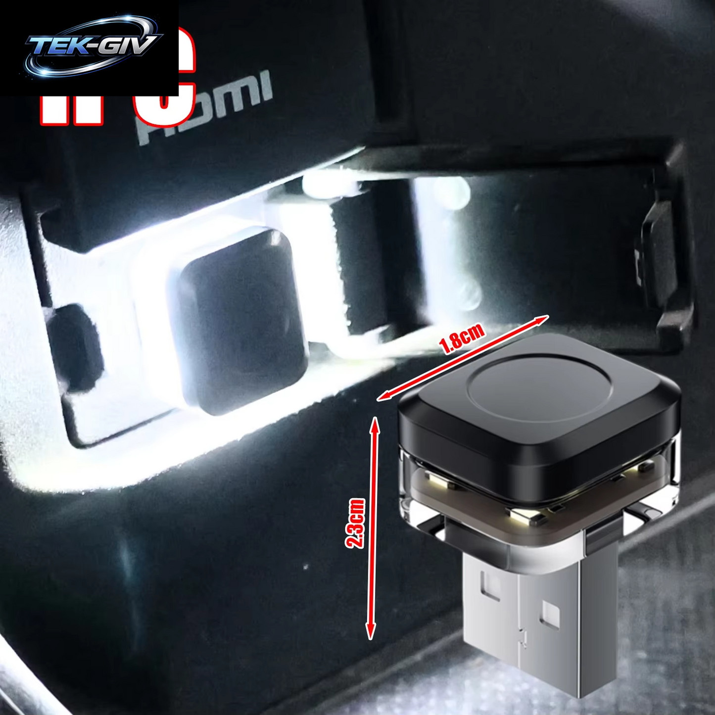Mini USB LED Nachtlichter Auto Innen Atmosphäre Lampe Auto Dekoration Umgebungsbeleuchtung LED Neonlampe Auto 5V Plug & Play