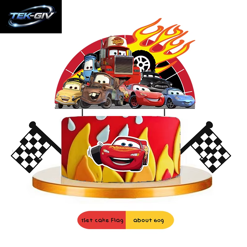 Disney Cars Geburtstag Party Dekorationen Lightning Mcqueen Einweg Geschirr Banner Ballon Kind Baby Dusche Rennen Party Liefert