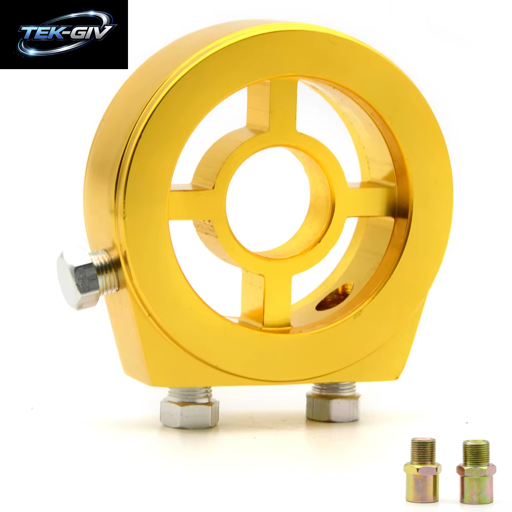 M20X1,5 3/4-16 1/8 NPT Aluminium Racing Öl Manometer Ölfilter Sandwich Adapter
