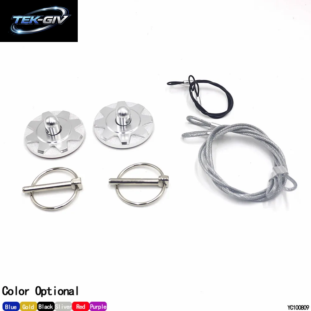 Racing Auto Motorhaube Aluminium Lock Latch Kit Universal Motorhaube Pin Set Automotive Zubehör