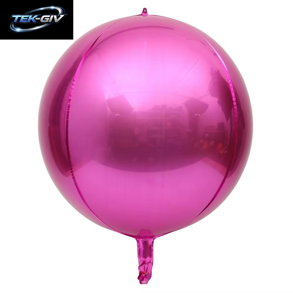 10-70 Zoll Gold 4D Runder Folienballon Riesige 4D Rot Silberfolie Helium Luftballons Für Geburtstagsfeier Hochzeit Babyparty Deocr Gl