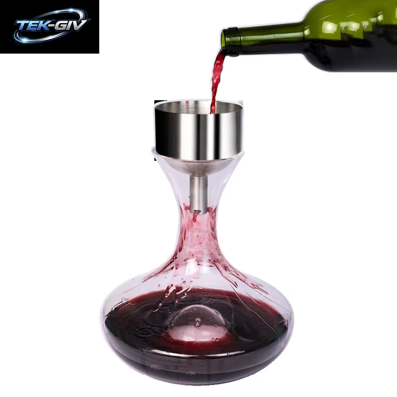 Wein-Duschtrichter Aus Edelstahl Mit Sedimentsieb, Weinbelüfter
