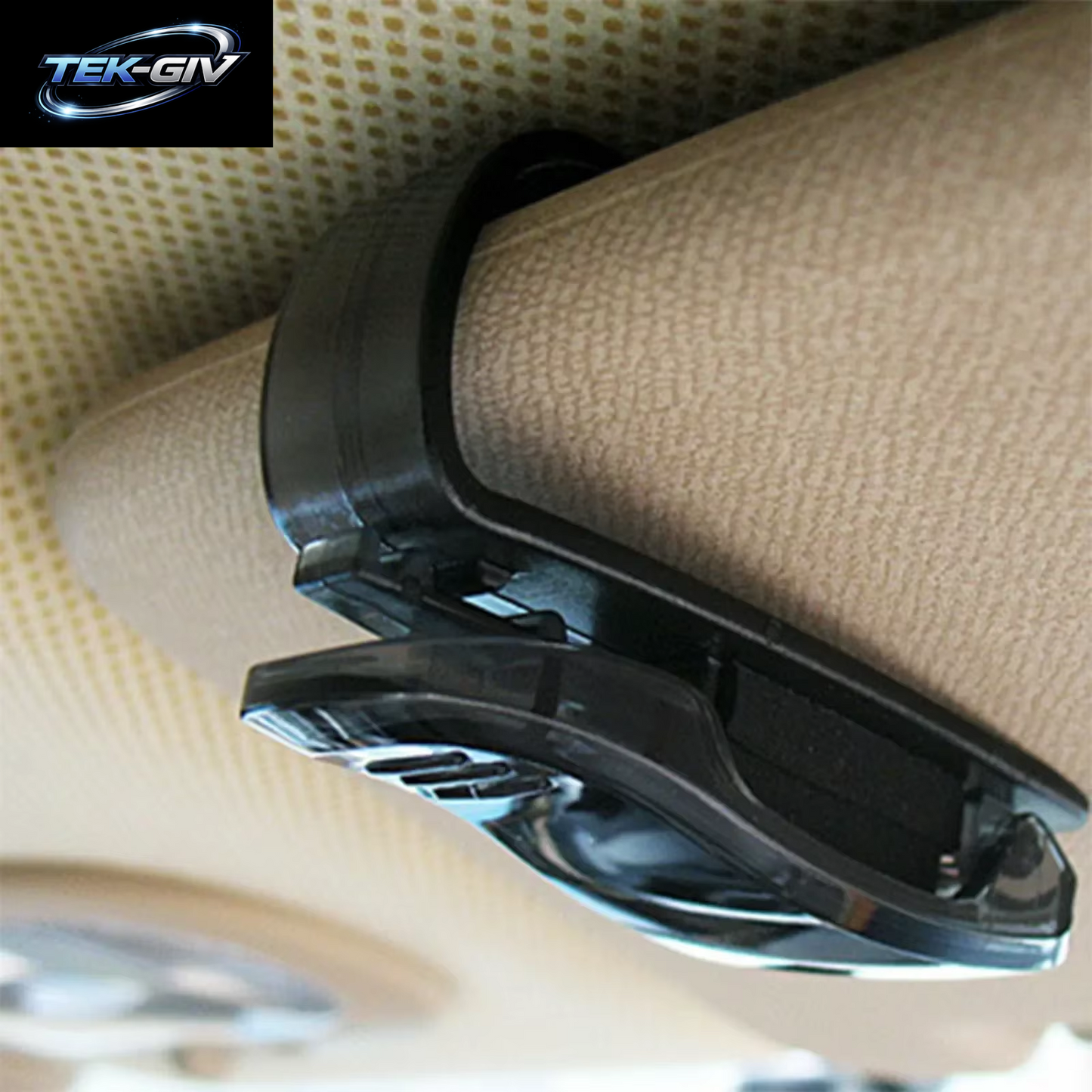 1/4PCS Auto Sonnenblende Sonnenbrille Clip Auto Gläser Halter Tragbare Ticket Karte Klemme ABS Brillen Fall Auto Zubehör