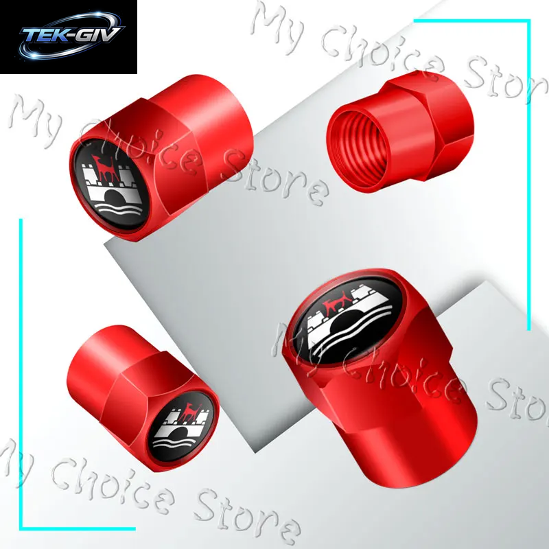4 Stücke Wolfsburg Edition Emblem Auto Ventilkappen Rad Reifen Luftreifen Vorbau Schutzhülle Für VW Golf Mk5 Passat Jetta Tiguan Polo