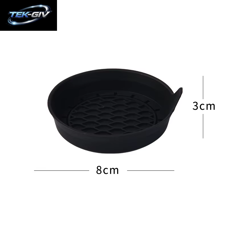 Universal 8 Cm Weiche Silikon Auto Tasse Untersetzer Anti-Slip Tasse Halter Wasserdicht Sieben-Proof Spill Untertasse Auto Innen Zubehör