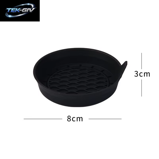 Universal 8 Cm Weiche Silikon Auto Tasse Untersetzer Anti-Slip Tasse Halter Wasserdicht Sieben-Proof Spill Untertasse Auto Innen Zubehör