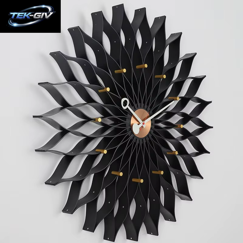 Kreative Sonnenblumen Wanduhr Nordic Wohnzimmer Dekoration Uhren Schlafzimmer Stille Bewegung Wanduhren Große Home Interior Uhr