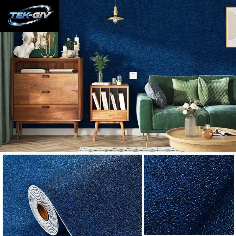 Leinen 3D Schaum Selbstklebende PVC Einfarbig Verdickte Wasserdichte Hintergrund Wand Renovierung Tapete Wand Aufkleber Wohnkultur