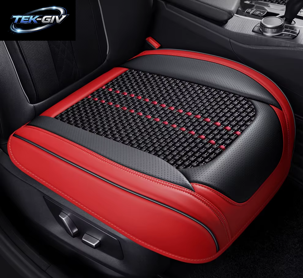 Leder-Front-Autositz-Schutzbezüge, Kissen, Luxuriös, Wasserdicht, Für Fiat Punto Ford Explorer Laguna 3 Fiat Bravo Golf G5