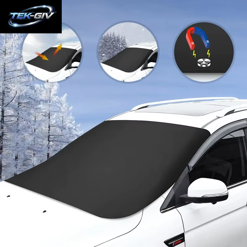 Auto-Sonnenschutz, Magnetischer Auto-Schneeschutz, Auto-Sonnenschutz, Verdickter Frostschutz Und Visier, Autoabdeckung