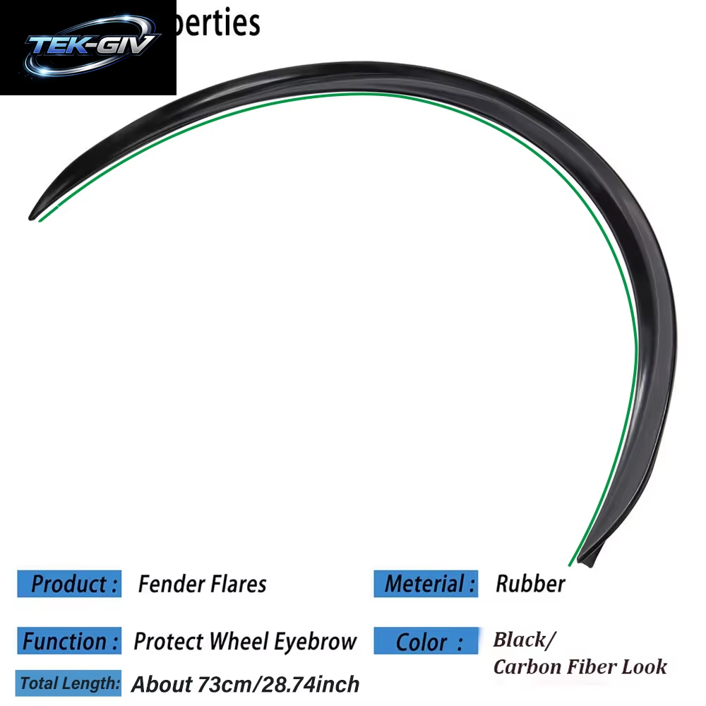 2 Stücke Universal Auto Rad Augenbraue Bögen Lippen Glänzend Schwarz 73 Cm Auto Seite Fender Flares Verlängerung Schutz