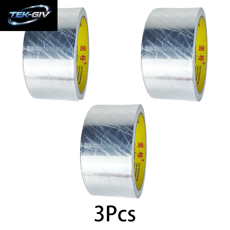 Hohe Temperaturbeständigkeit Aluminiumfolie Klebeband Küchenrohr Reparaturband Klebstoff Dichtungsfolie Wärmedämmung Auslaufsicheres Klebeband