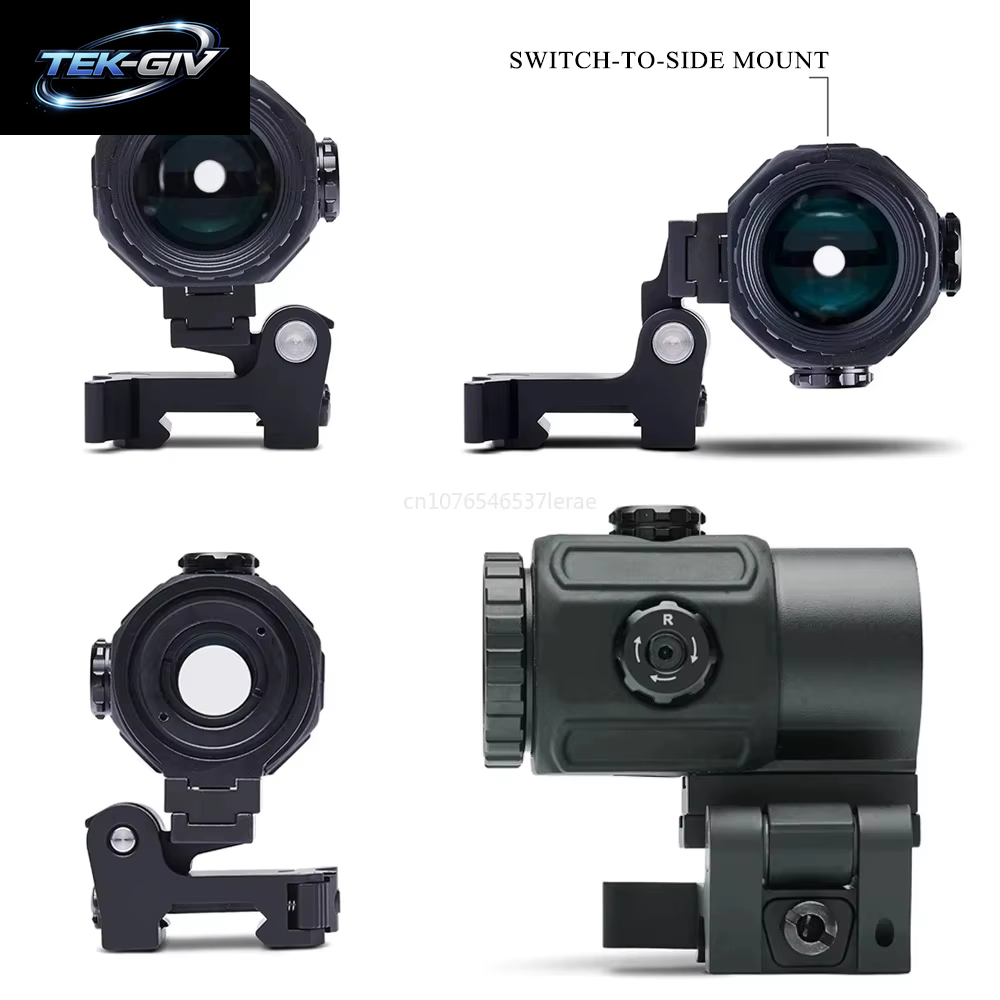 EOTECH 558 Holografisches Kollimator-Rotpunktvisier G43/G33 3X G45 5X Vergrößerungsglas Airsoft Jagdausrüstung Mit 20Mm Schienenmontage & Qd-Hebel