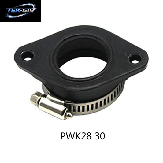 Motorrad Vergaser Adapter Inlet Intake Rohr Gummi Matte Fit Auf PWK 28/30Mm 32/34Mm