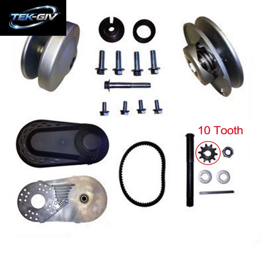 Go Kart Kupplung Kit Drehmoment Konverter Werkzeuge 3/4 Zoll 10T #40 41 Kette 12T #35 CVT Kupplung Kleine Motor Stick Gürtel Für 2HP-7HP