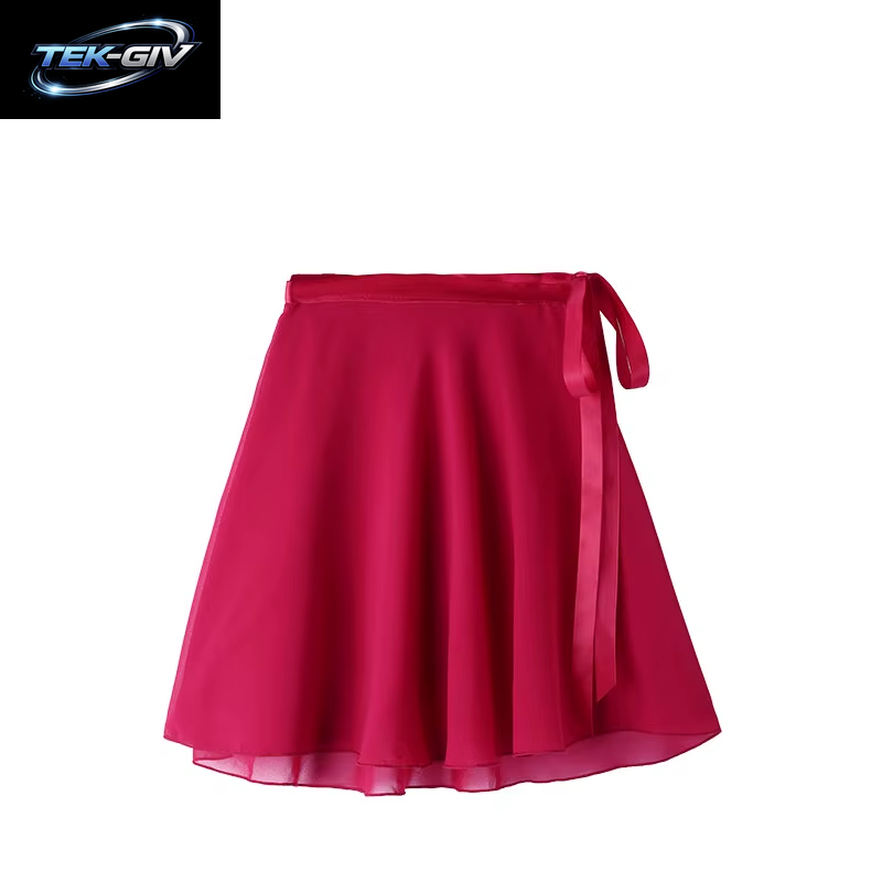 Ballettrock Für Mädchen, Tutu-Röcke Für Ballett, Tanz, Chiffon-Röcke, Elastische Taille, Kurzer Ballettrock Für Mädchen