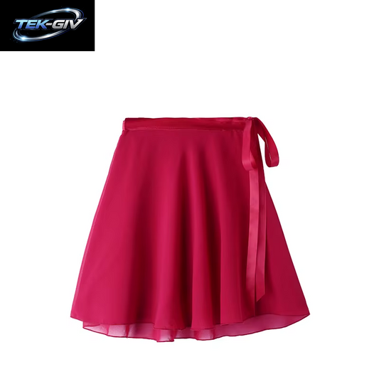 Ballettrock Für Mädchen, Tutu-Röcke Für Ballett, Tanz, Chiffon-Röcke, Elastische Taille, Kurzer Ballettrock Für Mädchen