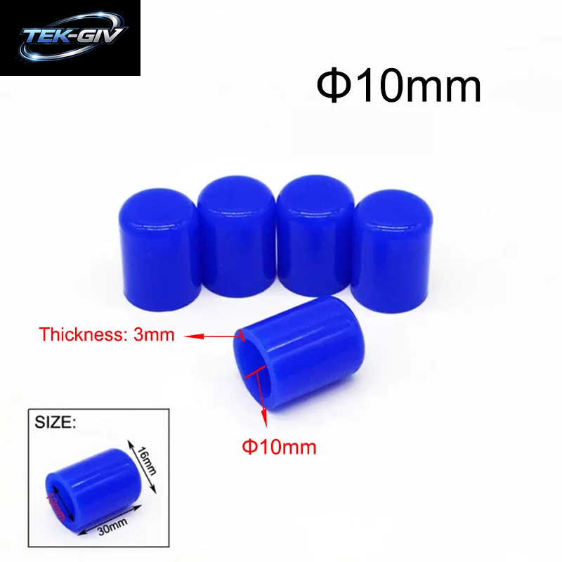 5 Stücke Silikon Blindkappe Einlass Vakuum Schlauch End Stopfen Dichtung Stecker Auto Auto Zubehör Teile 4/6/8/10/12/16/19/25/30/32Mm
