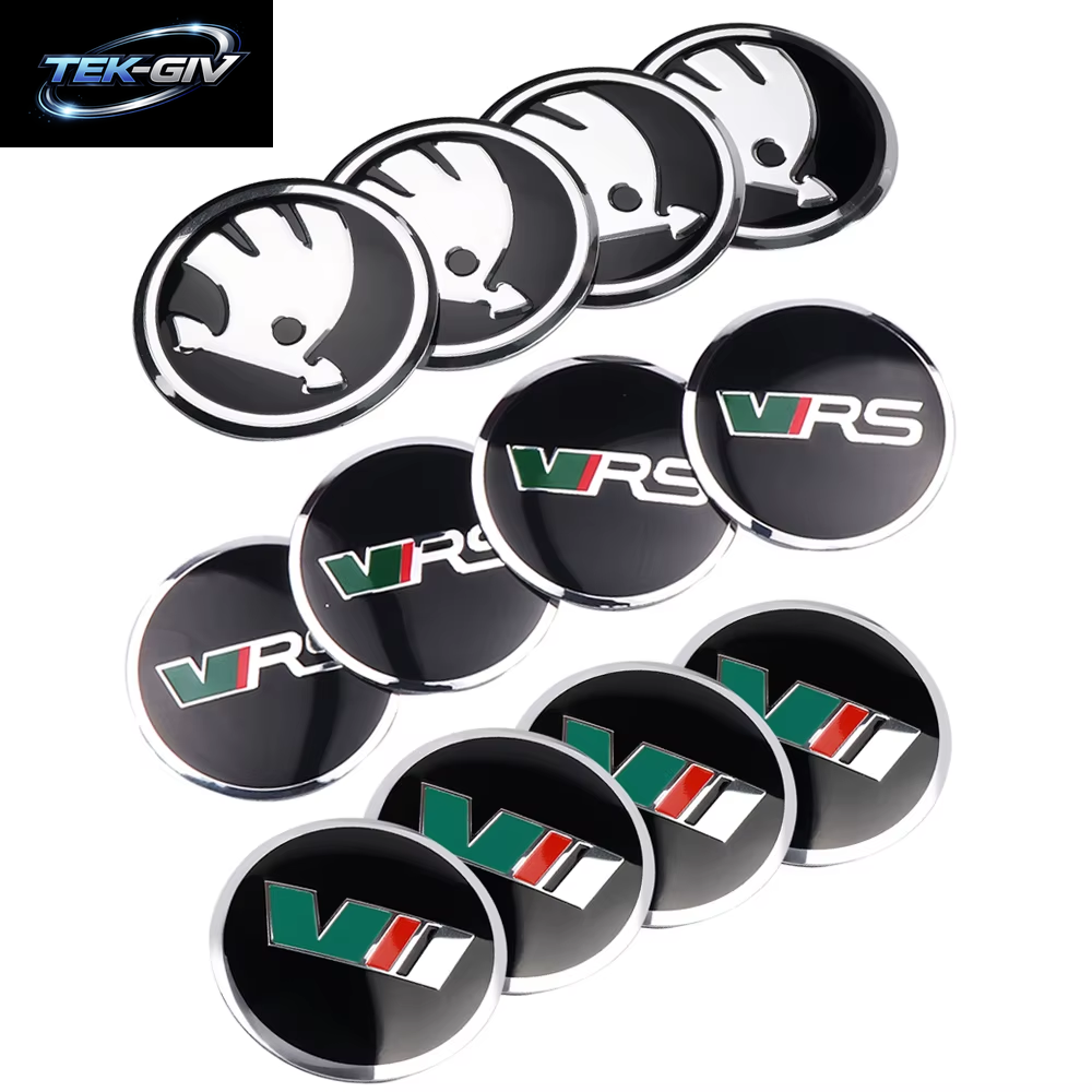 56/60/65/68 MM Auto Rad Center Hub Caps Aufkleber Reifen Felge Abdeckungen Für Skoda S Logo Octavia Fabia 2 Superb 2 Kamiq VRS VII Kodiaq