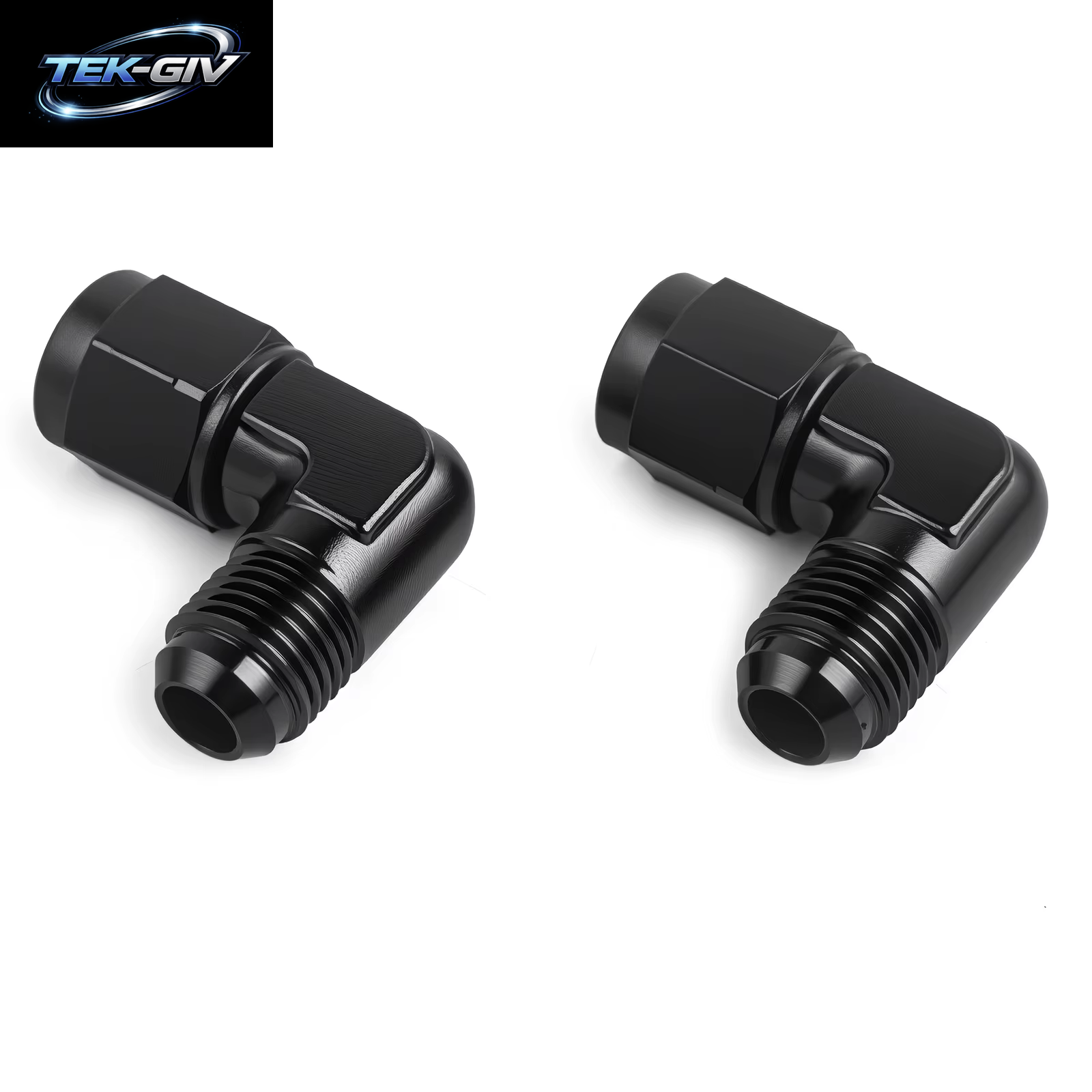 2 Teile/Los Aluminium AN6 AN8 AN10 Stecker Auf AN6 AN8 Weibliche 90 Grad Schwenk Koppler Apapter Fitting Heizöl Transformation Armaturen