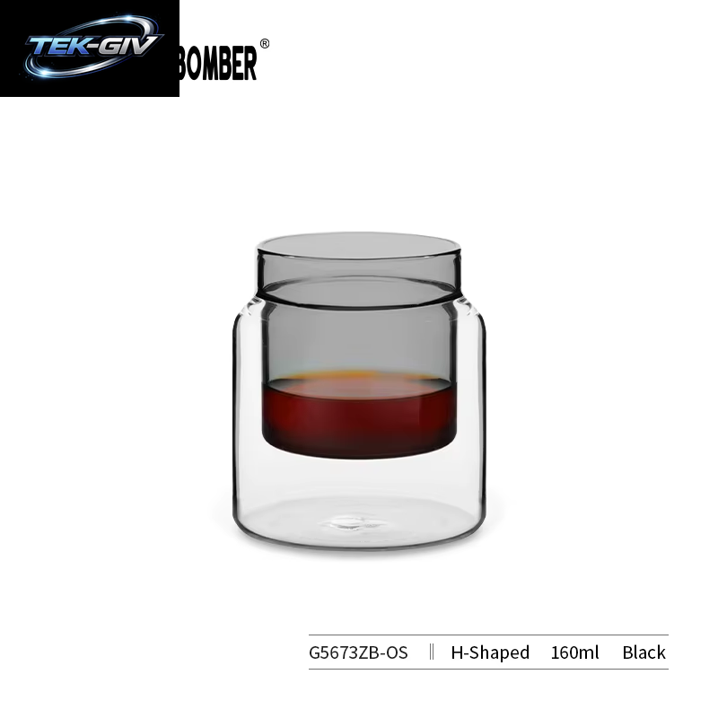 MHW-3BOMBER Doppelwandige Kaffeetasse, 130–160 Ml, Espresso-Gläser, Tassen, Klare, Isolierte Glas-Kaffeetassen Für Latte, Cappuccino, Tee