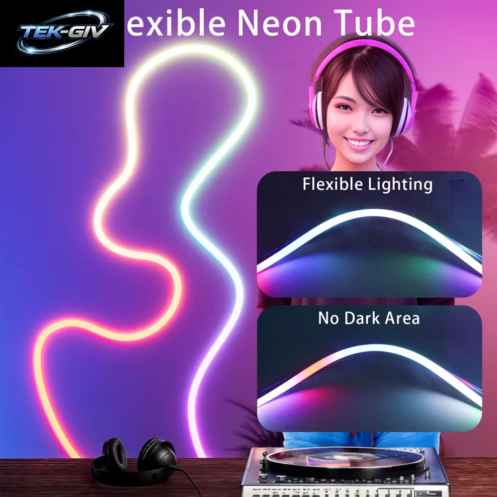 IP67 Wasserdichte Flexible LED Neon Silikon Licht Rohr Für WS2812B WS2811 WS2815 5050 COB RGB Licht Streifen Outdoor Dekoration