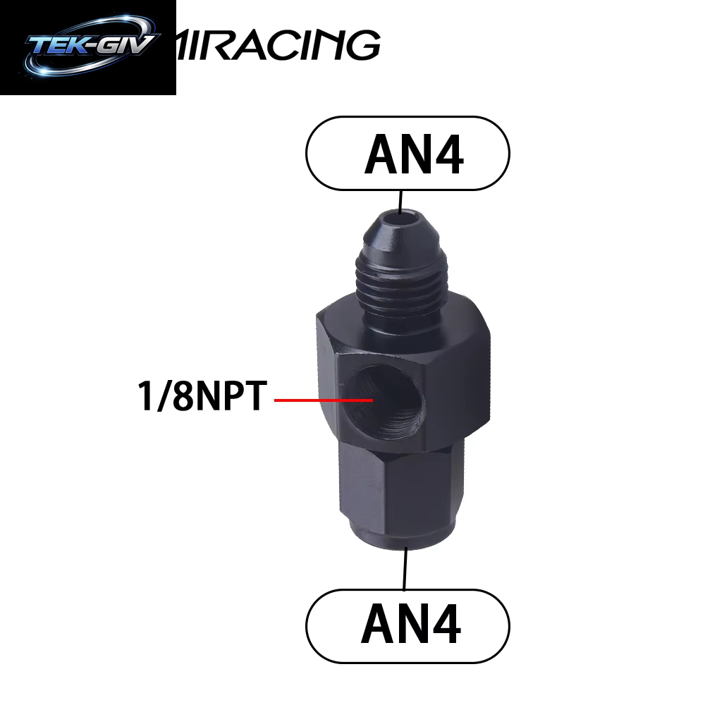 An4 An6 An8 An10 AN12-1/8 Npt Ein Drehgelenk Verbindung Für Öl Messgerät Sensor Seite Port Adapter Legierung Fackel Armteil