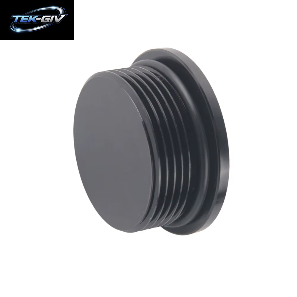 Aluminium AN3 AN4 AN6 AN8 AN10 AN12 AN16 AN20 ORB Sockel Sechskant O-Ring Boss Stecker SCHWARZ