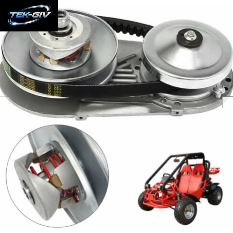Go Kart Kupplung Kit Drehmoment Konverter Werkzeuge 3/4 Zoll 10T #40 41 Kette 12T #35 CVT Kupplung Kleine Motor Stick Gürtel Für 2HP-7HP