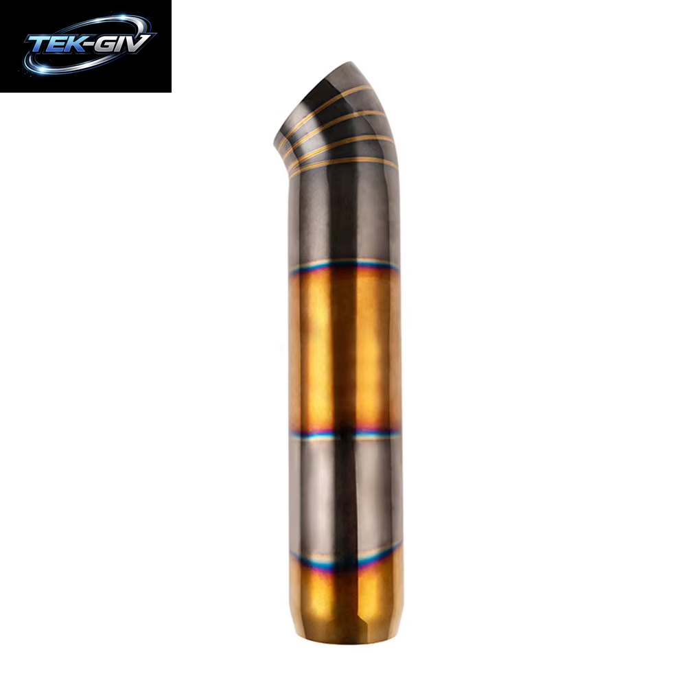Universelles Hochwertiges Auto-Auspuffrohr Aus Edelstahl, Schalldämpfer-Endrohr 63–76 Mm Für Modifizierte Racing-Auspuffanlagen