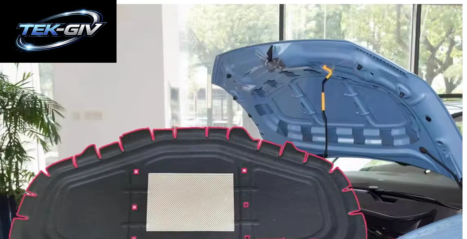 Für VW T-Cross Tcross 2019-2023 Front Hood Motor Schalldämmung Pad Baumwolle Schalldichte Abdeckung Thermische Wärmedämmung Pad Matte