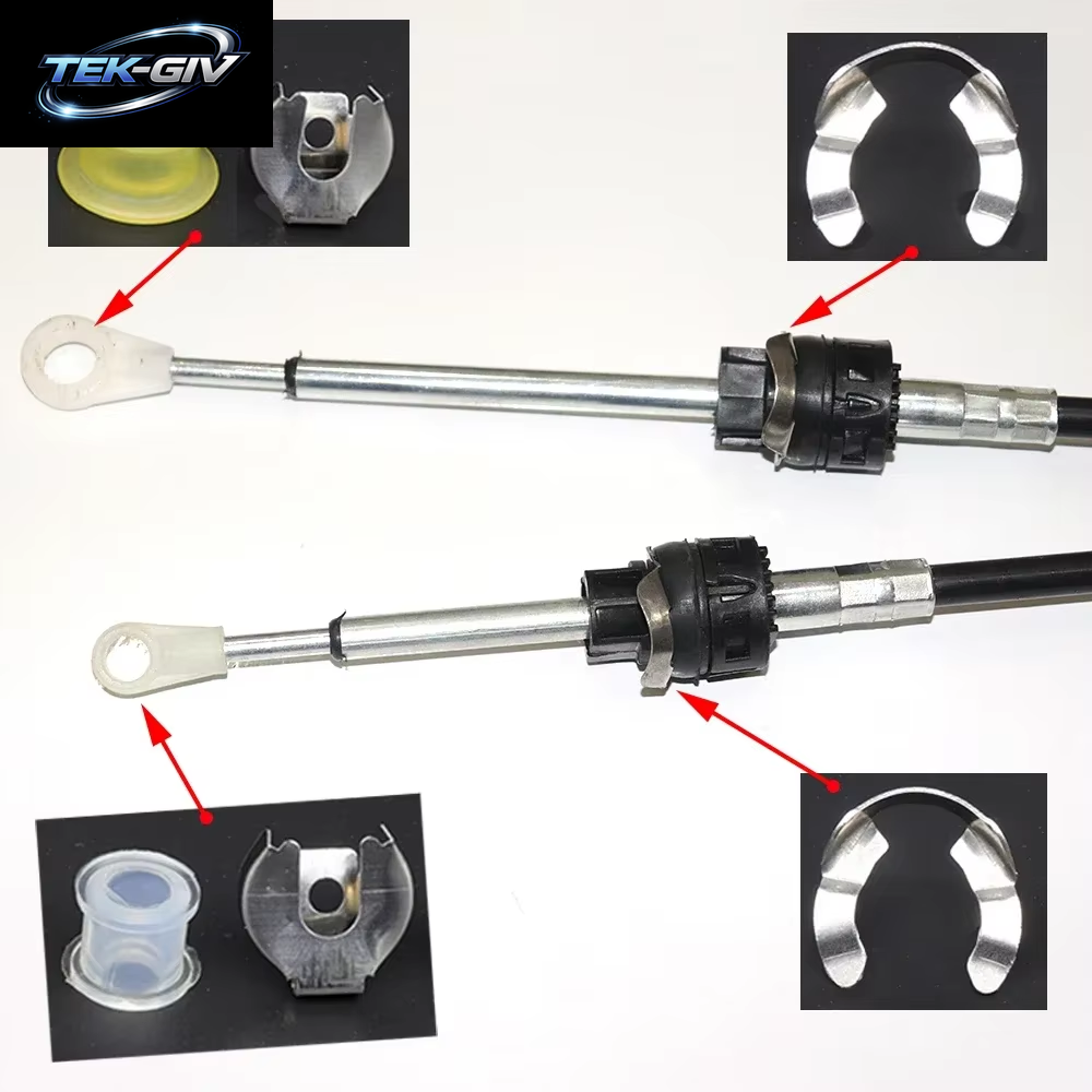 Schaltgetriebe Schaltkabel Buchse Sicherungsscheibe Schalthebel Selector Linkage End Rod Kit Für Audi VW SEAT Skoda Ersatz
