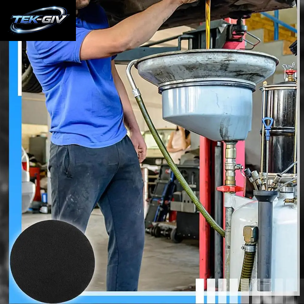 38Cm Öl Ablass Spritz Kissen 2 Stück Kein Spritzer Schwamm Ablass Öl Auto Pfanne Rundes Wickel Kissen Poröses Öl Getriebe Pad Pf
