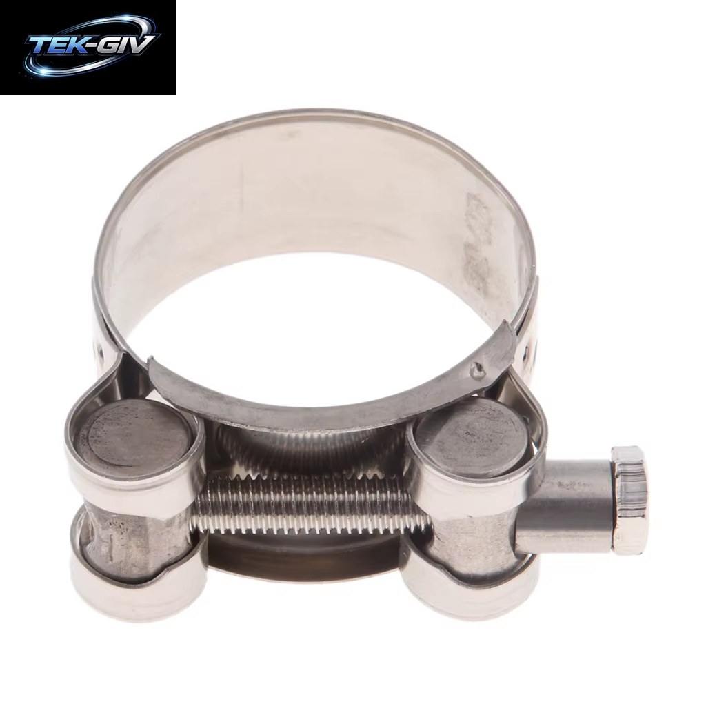 Motorrad-Auspuffrohrschellen, Clip, Passend Für Größe 32–35/36–39/40–43/44–47/48–51/52–55 Mm, Edelstahl-Auspuffklemme