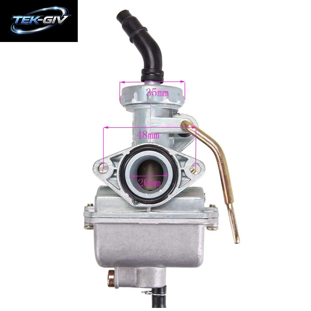 PZ20 Vergaser Vergaser Passend Für 49Cc 70Cc 90Cc 100Cc 110Cc 125Cc Coolster NST Chinesisches ATV Vergaser Set Metallmaterial Vergaser